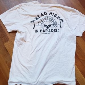 Mens vans graphic skull tee